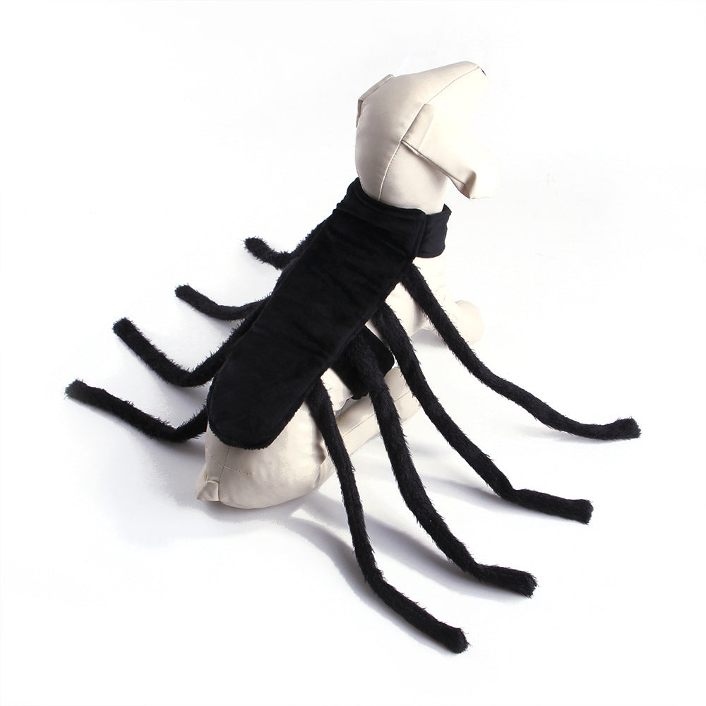 Spider Design Pet Costume, Halloween Pet Costume, Creative Pet Cosplay Costume, Party Costume for Dog & Cat, Pet Supplies