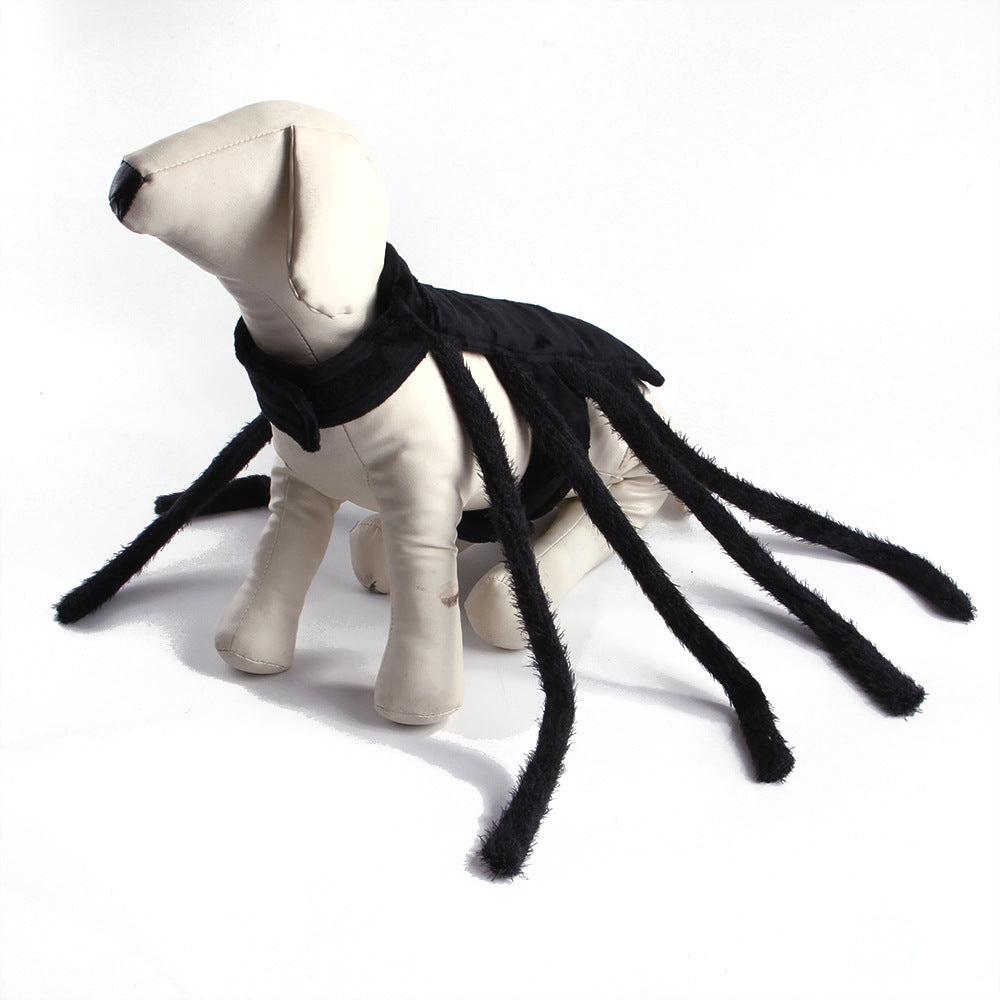 Spider Design Pet Costume, Halloween Pet Costume, Creative Pet Cosplay Costume, Party Costume for Dog & Cat, Pet Supplies
