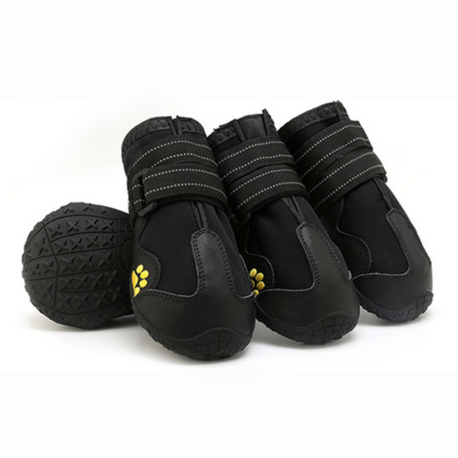 Waterproof Comfortable Breathable Non Slip Adjustable Dog Shoes Dog Boots for All Weather Protection and Maximum Paw Safety for Active Dogs and Outdoor Adventures