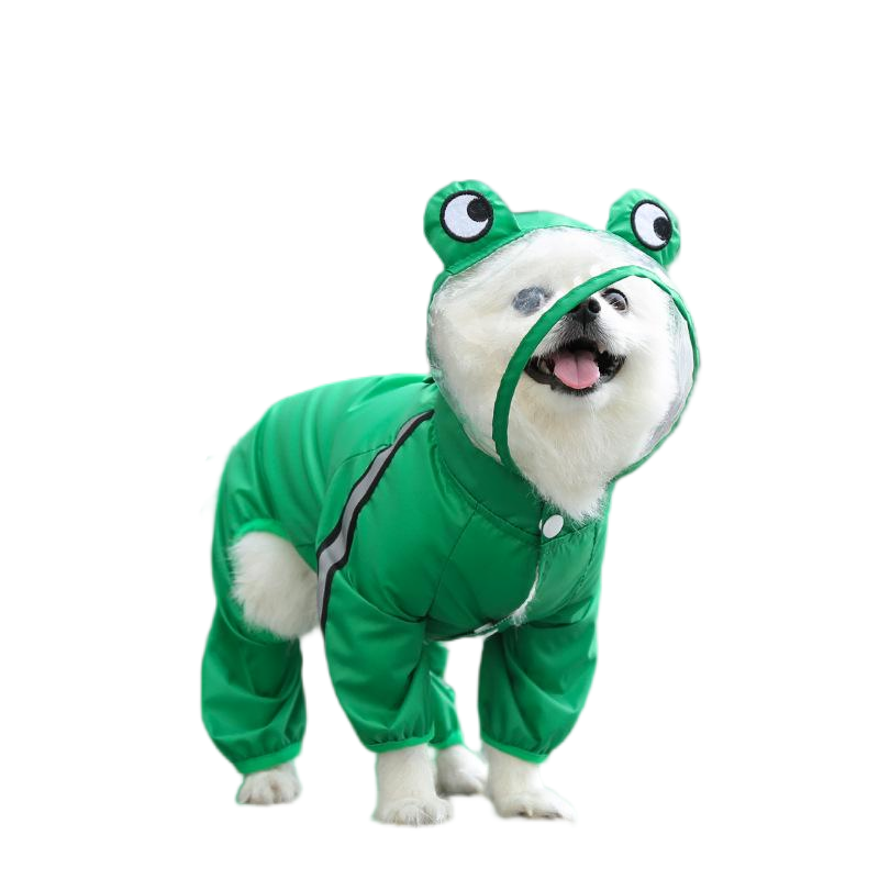 Dog Raincoat Hooded Waterproof Dog Clothes for Small Medium Large Dogs Wet Snowy Days Adorable Styles for Pet Lovers
