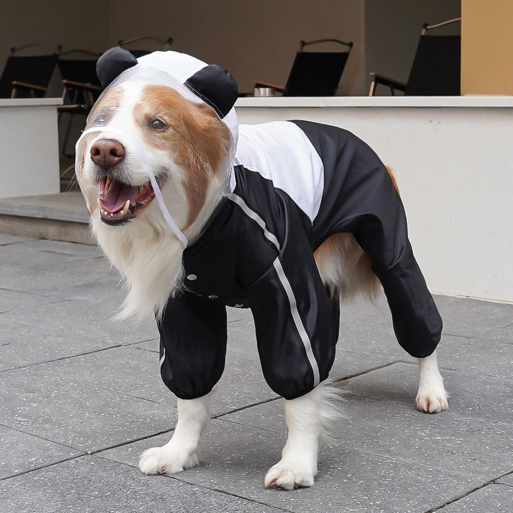 Dog Raincoat Hooded Waterproof Dog Clothes for Small Medium Large Dogs Wet Snowy Days Adorable Styles for Pet Lovers