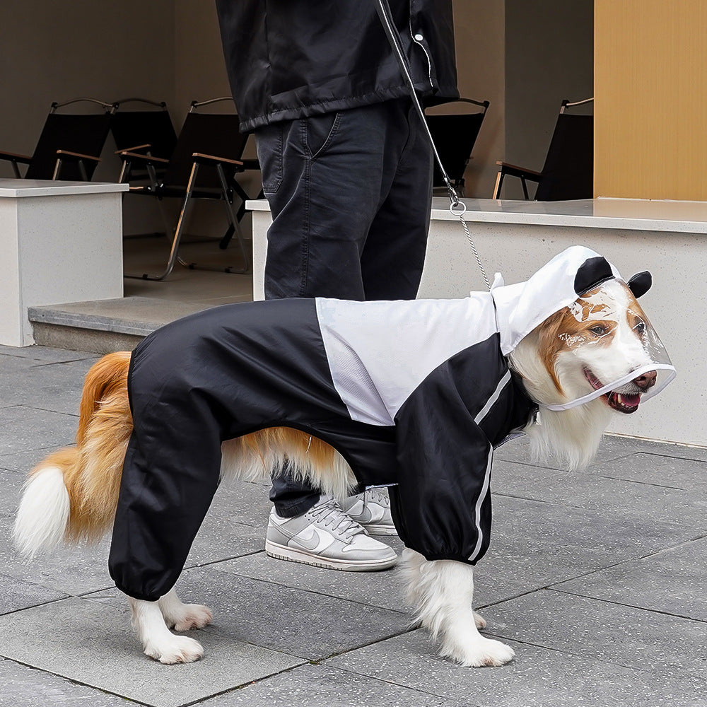 Dog Raincoat Hooded Waterproof Dog Clothes for Small Medium Large Dogs Wet Snowy Days Adorable Styles for Pet Lovers