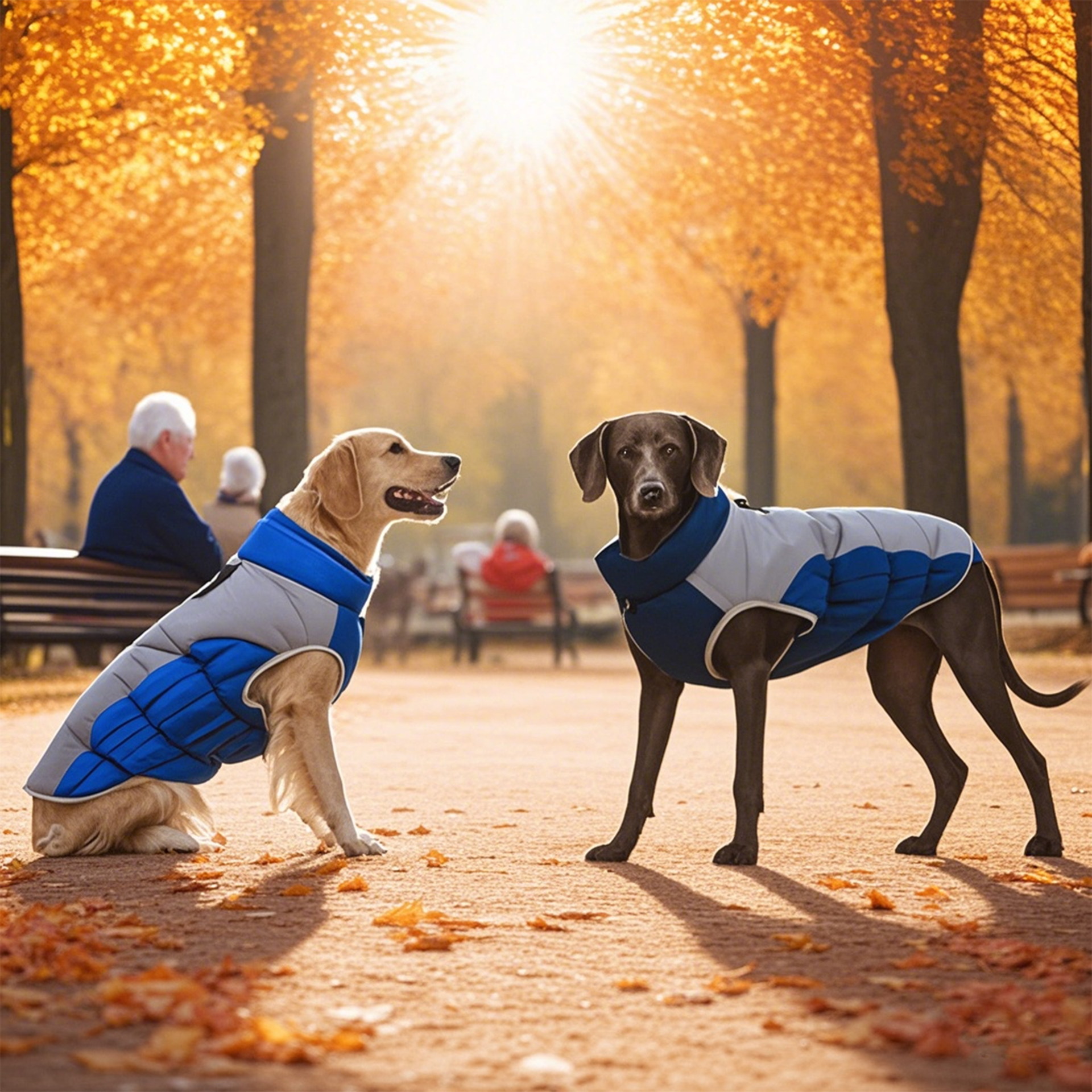 Dog Winter Padded Vest Warm Insulated Pet Jacket for Cold Weather