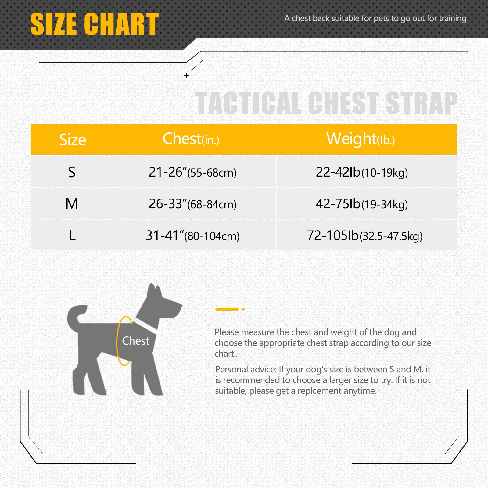 Dog Vest Harness for Small Medium Large Dogs No Pull Adjustable Harness Backpack with Side Pockets for Walking Hiking Training(Gray, Large)