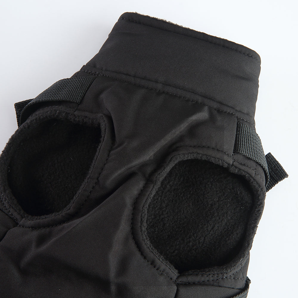 Harness Dog Winter Coat - Warm Soft Jacket for Small Medium Large Dogs - Cold Weather Outdoor Pet Coat