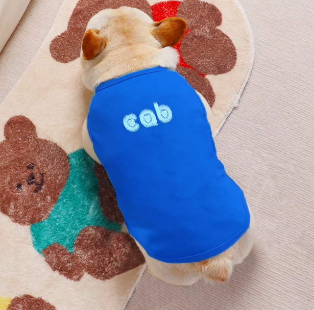 Abstract Geometric Print Dog Tank Top Colorful Artistic Pet Vest for Fashion Forward Pups