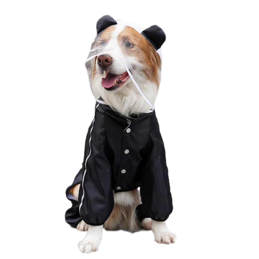 Dog Raincoat Hooded Waterproof Dog Clothes for Small Medium Large Dogs Wet Snowy Days Adorable Styles for Pet Lovers