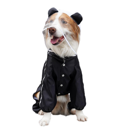 Pet four-legged raincoat