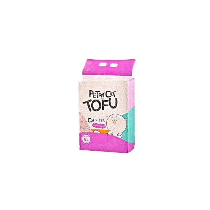 RichePet Tofu Cat Litter - 6L Natural & Efficient Clumping Cat Litter