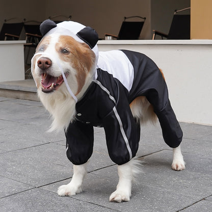 Pet four-legged raincoat