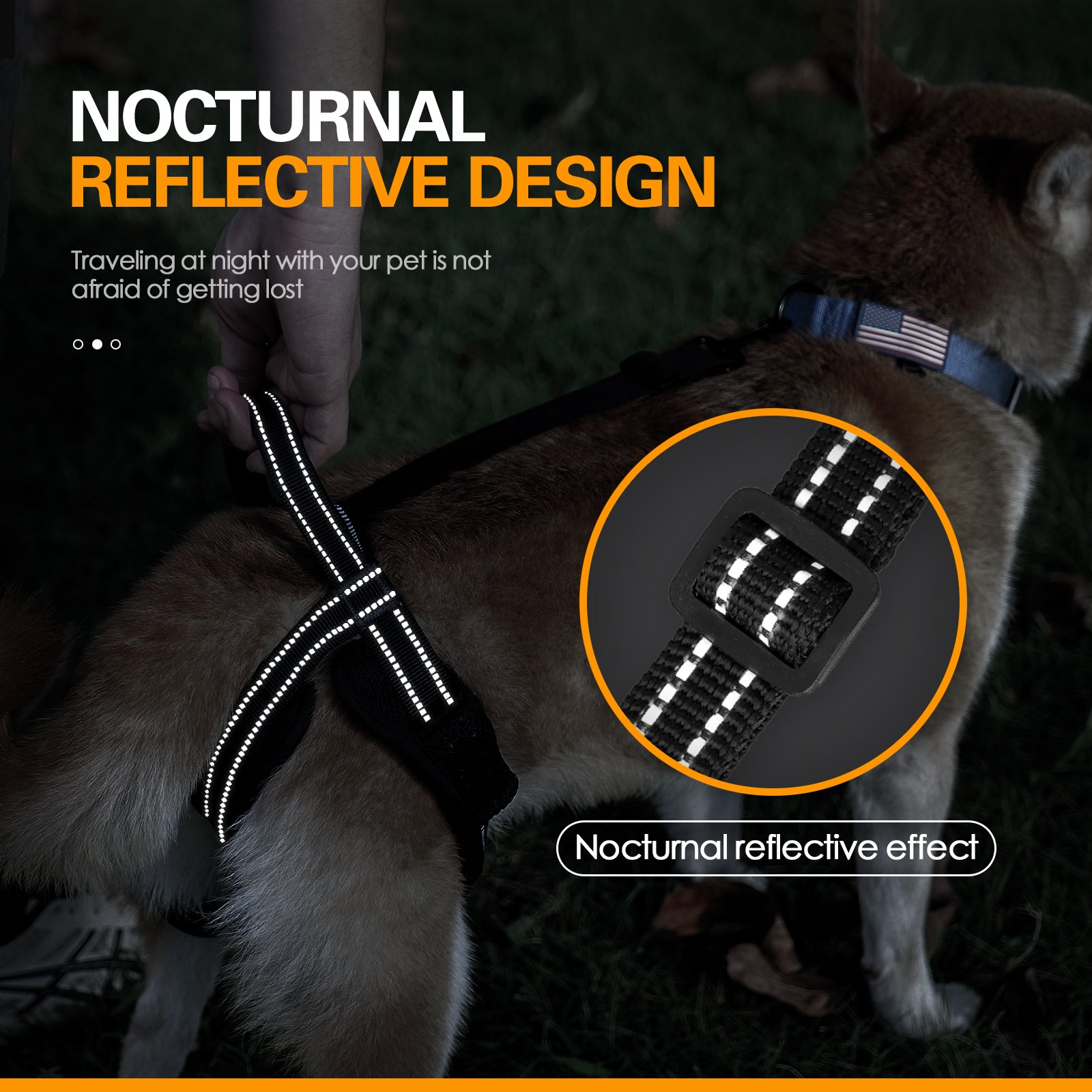 Dog Rear Leg Support Harness - Adjustable Assistive Strap for Aging or Injured Pets