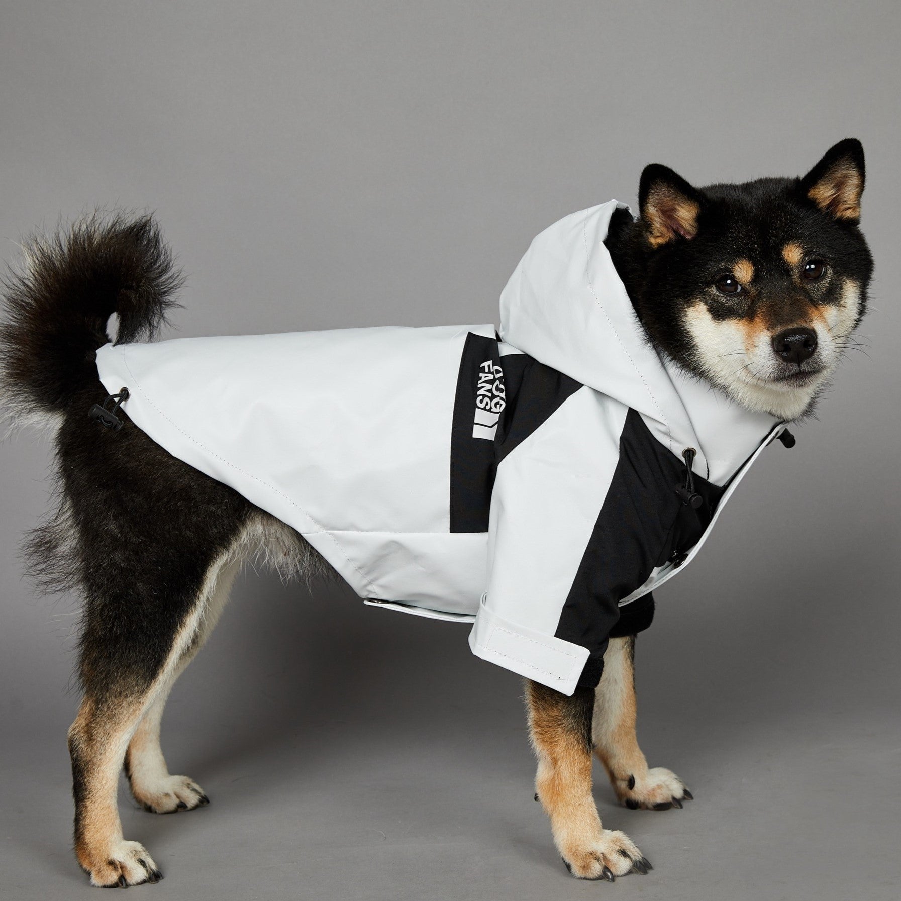 Stylish Waterproof Dog Raincoat Hooded Outdoor Pet Jacket